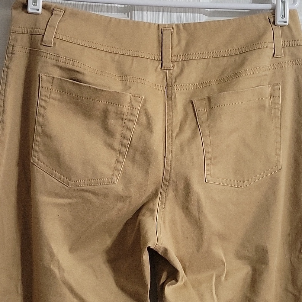 J.Crew City Fit Tan Capri Pants Women’s Size 10 Stretch Work Travel Casual NWOT - Picture 6 of 10